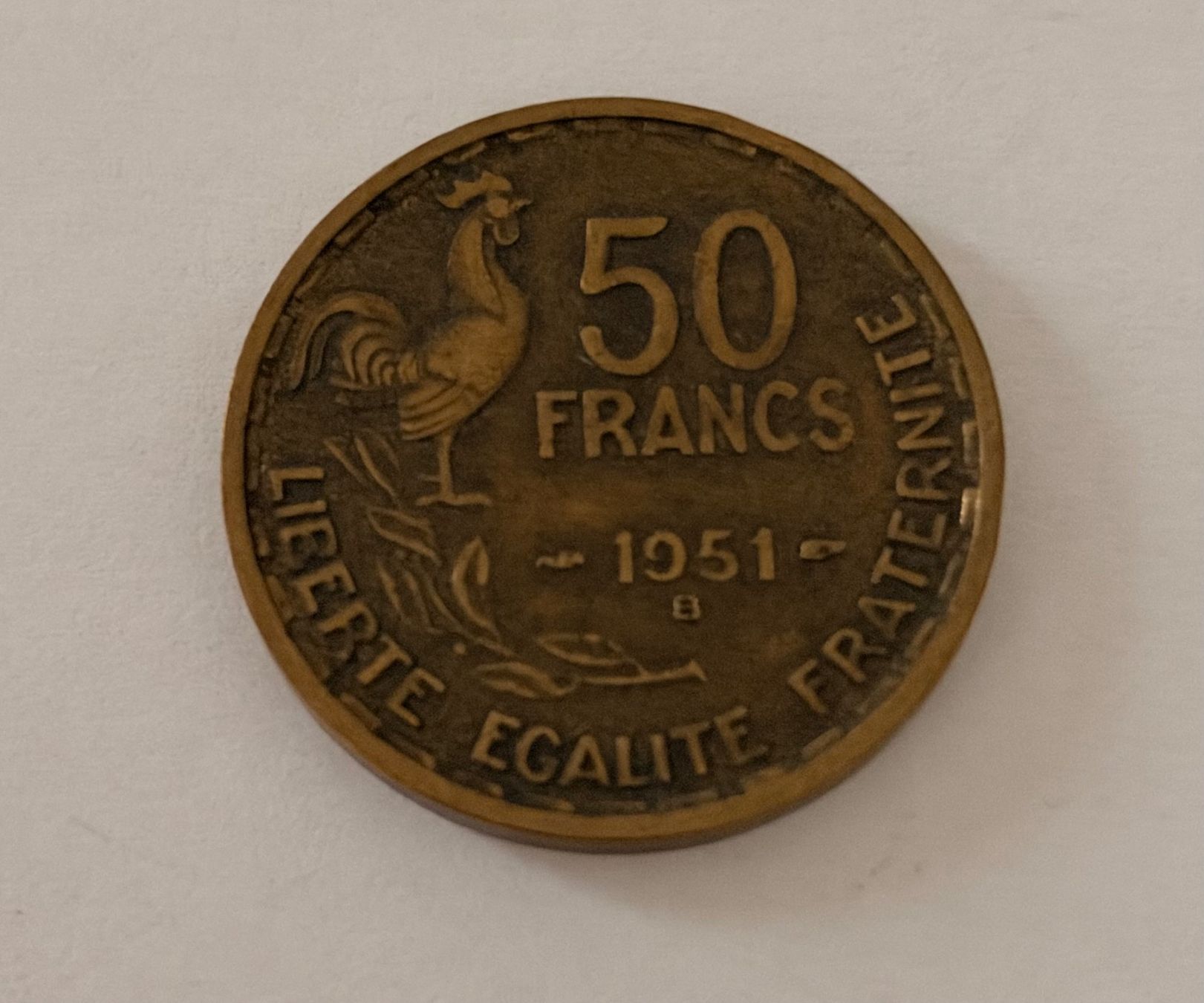 Tutti le monete: Frankreich 50 Francs 1951 - B – Usato da Adliswil venduto da 0ml4t