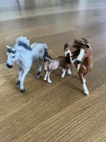 Schleich 2 Wildpferde + 1 Fohlen