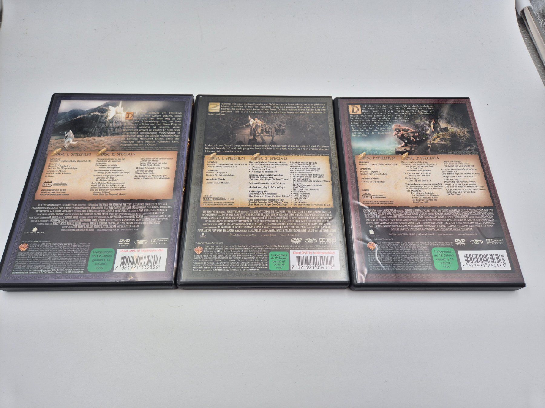 Tutti i DVDs: Herr der Ringe Trilogie DVD Box Set – Usato da Ettiswil venduto da beekeper13 3