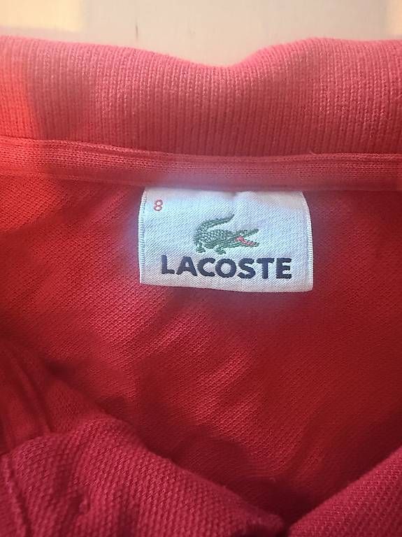 Magliette Polo: ROTES LACOSTE-LANGARM-POLOSHIRT – Usato da Gümligen venduto da dav_s5rr 1