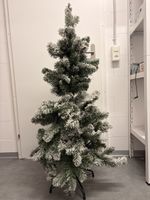 Tolle Kunsttanne, Weihnachtsbaum mit Schnee, 130 cm