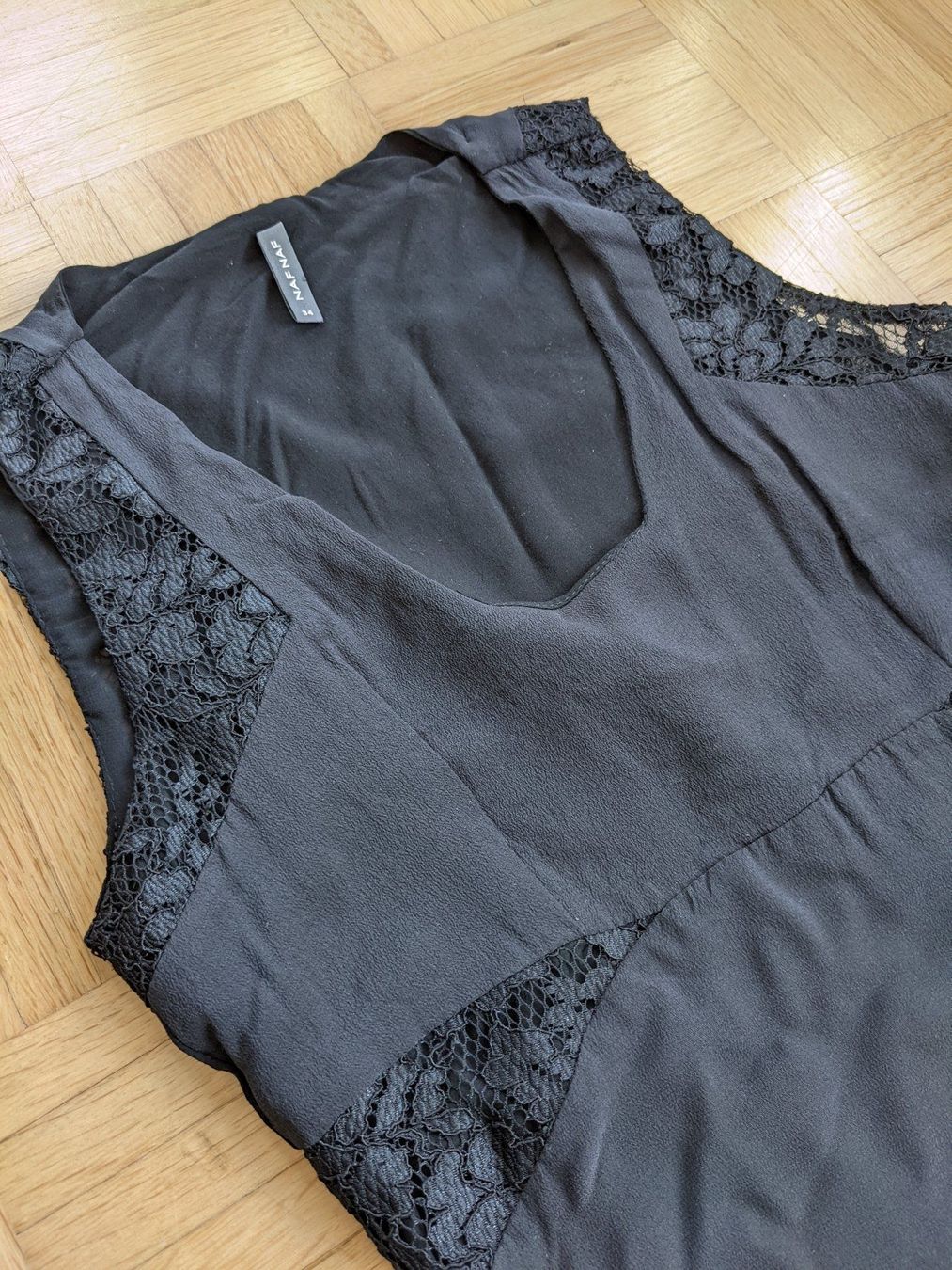 Nafnaf Vestiti: NAF NAF schwarzes Spitzenkleid XS – Usato da Lengnau AG venduto da Nathi88 2