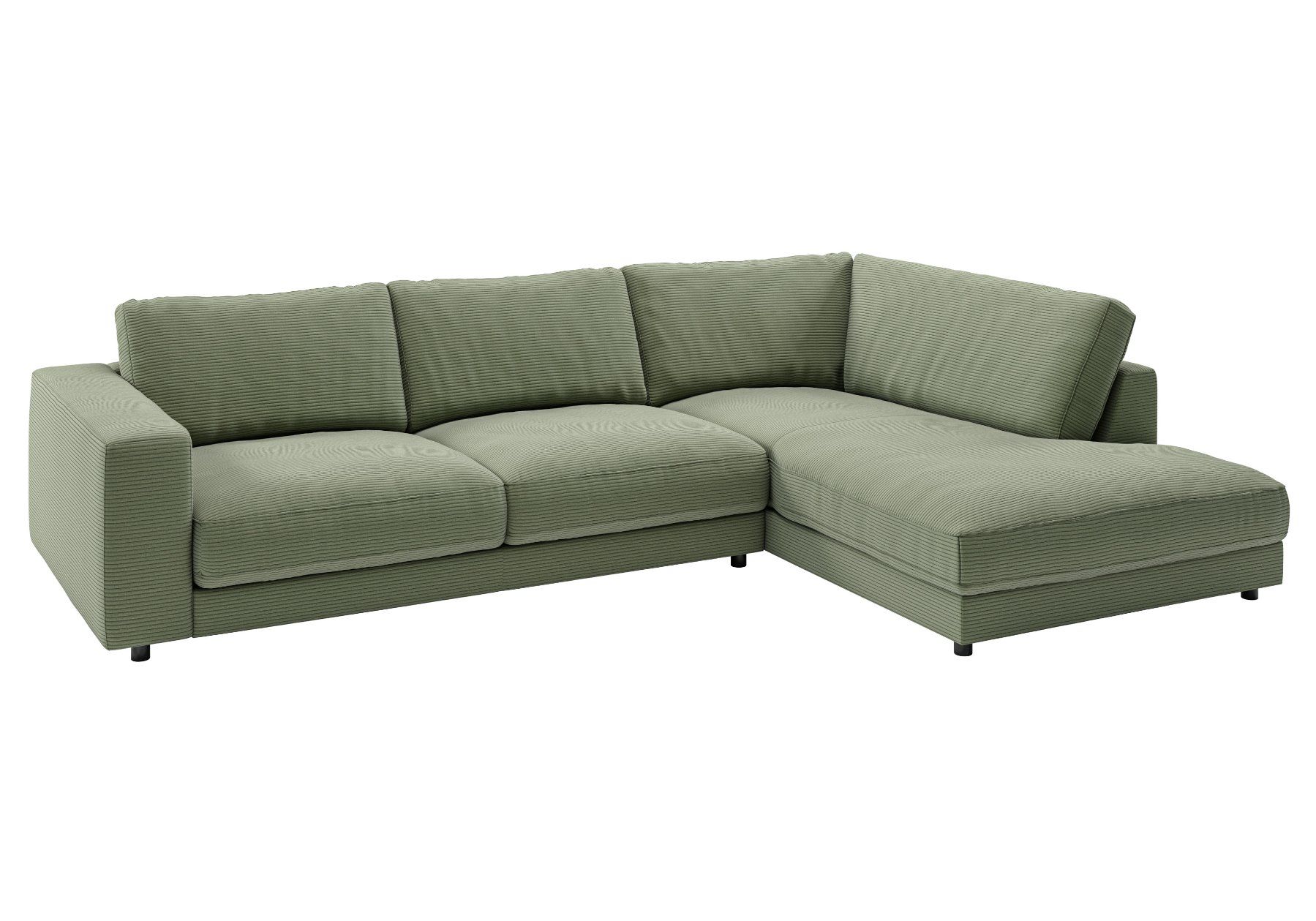 Divani: Ecksofa High End in Cord turtle Rechts – Nuovo e nell'imballaggio originale da Bischofszell venduto da deluxe-moebel 2