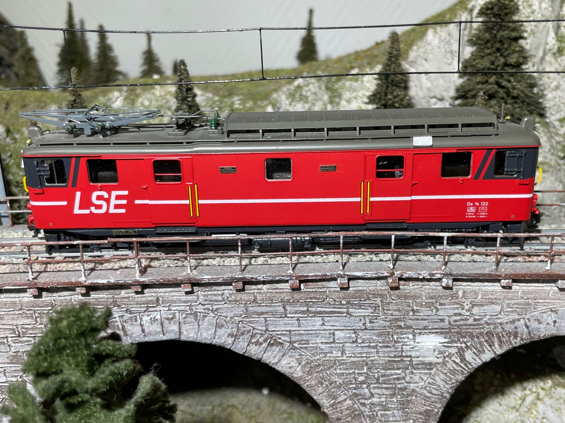 HRF Modellini di ferrovie: HRF Triebwagen der LSE 121 oder 122 – Usato da Krummenau venduto da ferrotech 5