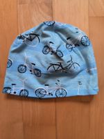 Leichte Sommer-Mütze mit Fahrrad-Motiv, elastisch, ca.>41cm