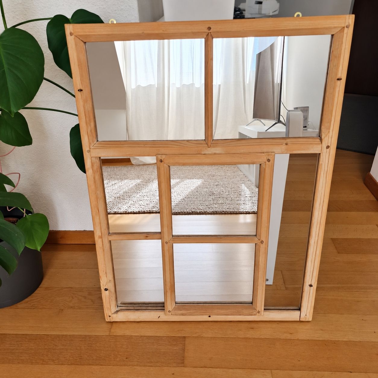 Specchi: Antikes Holzfenster mit Spiegeln – Usato da Zürich venduto da tyrese2007 1