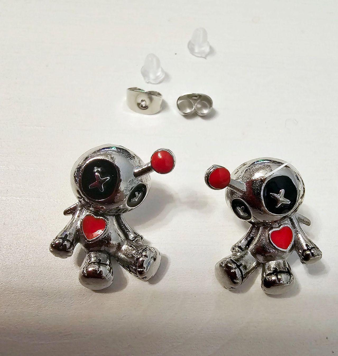 Ketten: Neu! Anhänger + Ohrringe Gothic Puppe Voodoo – Neu und originalverpackt aus Füllinsdorf von Sunnebliemli7 2