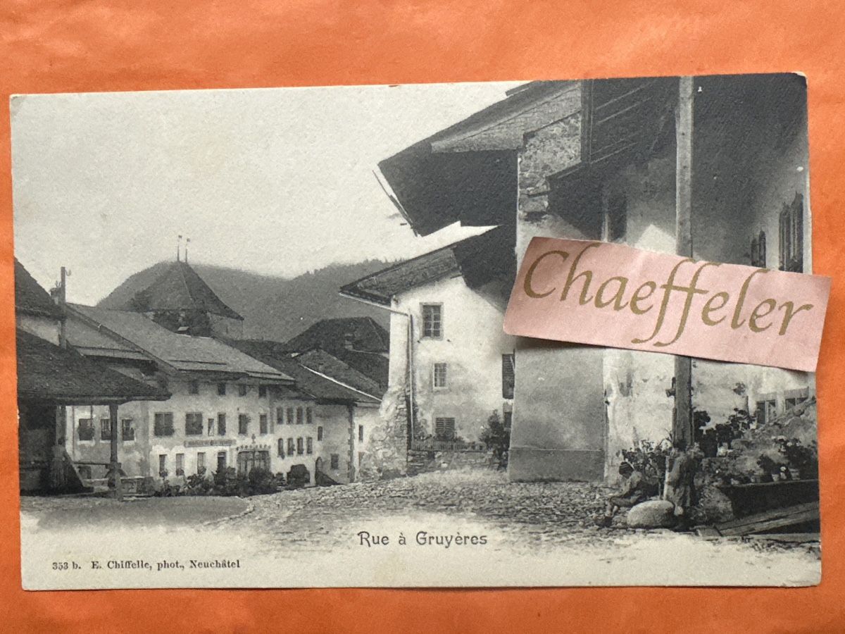 Cartoline postali: Alte Ansichtskarte Gruyères, FR – Usato da Zürich venduto da Chaeffeler
