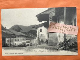 Alte Ansichtskarte Gruyères, FR