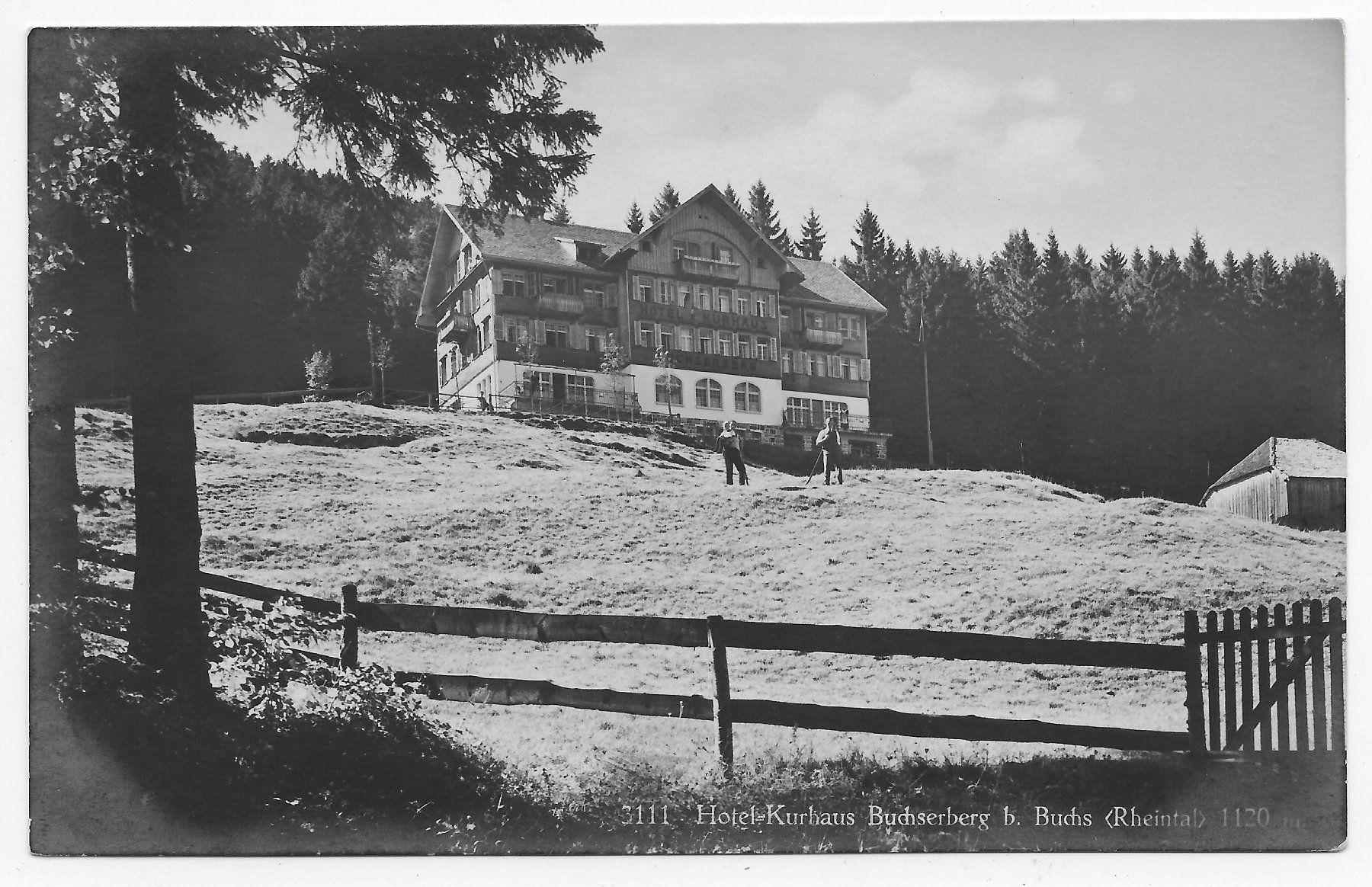 Cartes postales: Hotel- Kurhaus Buchserberg b. Buchs – D'occasion à Hefenhofen par Richsalz