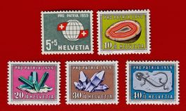 PRO PATRIA SATZ 91 -  95 1959** POSTFRISCH