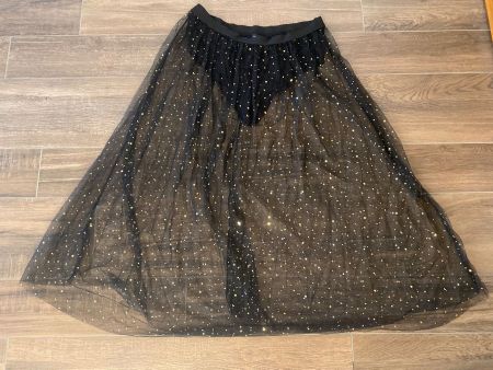 Festival-Rock Tüll schwarz gold Gr. 4XL / 48 - 52