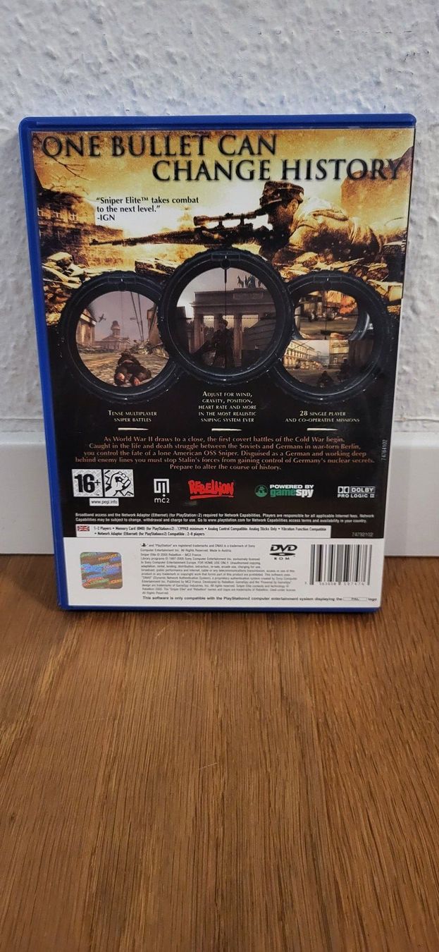 Sony Giochi: PS 2 - Sniper Elite – Usato da Münsingen venduto da DigitaleSpielecke 1