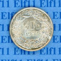 CHF___0.50 1932 stgl * nigelnagelneu! 50 Rappen