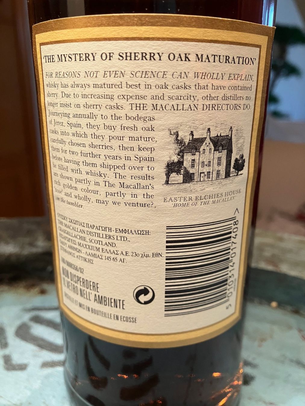 Macallan Bevande alcoliche: Macallan 12 Years Old Label – Nuovo e nell'imballaggio originale da Aarwangen venduto da concorde58 3