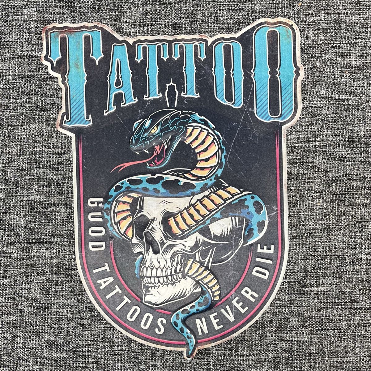 Insegne: Tattoo Metal Art Schild – Nuovo (secondo la descrizione) da Schwyz venduto da rs-trend