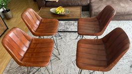 4 Vintage Esszimmer Stühle