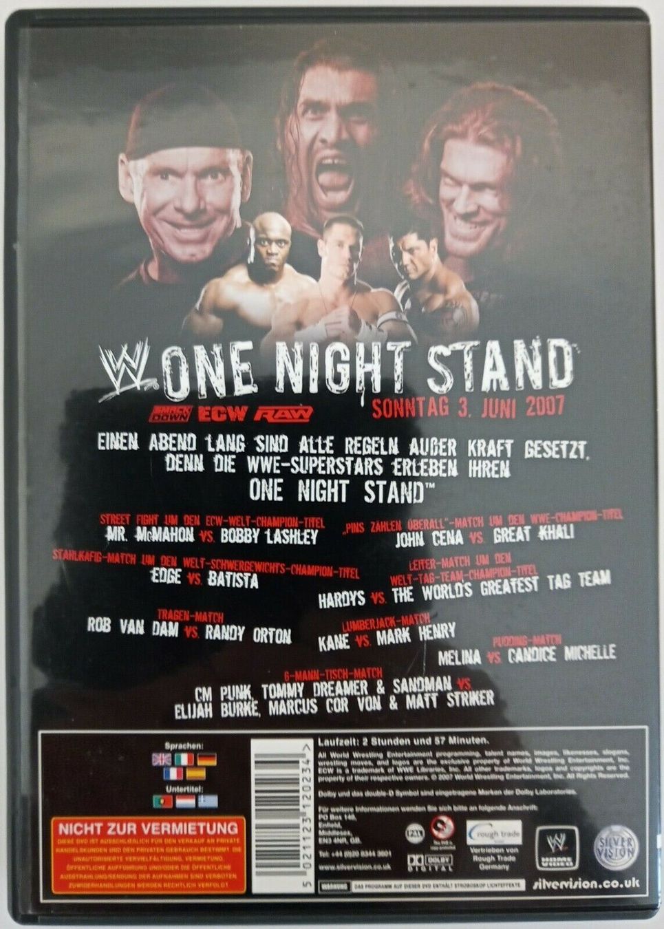 Tutti i DVDs: One Night Stand 2007   -Extreme Rules – Usato da St.Gallen venduto da elk2022 1