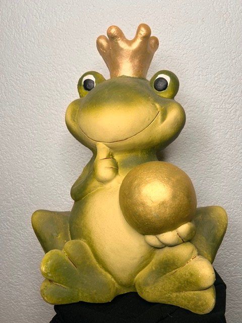 Figuren: Froschkönig als Deko – Neu (gemäss Beschreibung) aus Bösingen von Guesli1
