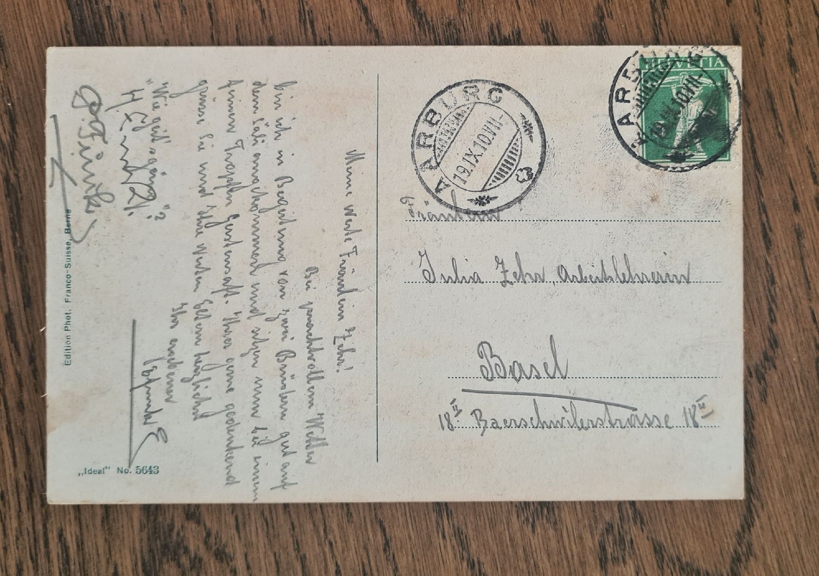 Cartoline postali: Gruss aus Olten 1910 – Usato da Ebikon venduto da Donar50 1