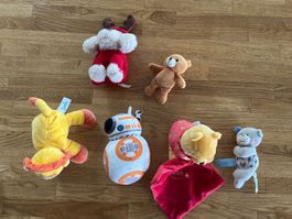 6 Stofftiere