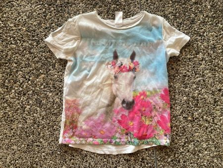 T-Shirt Pferd, Gr. 134 /140