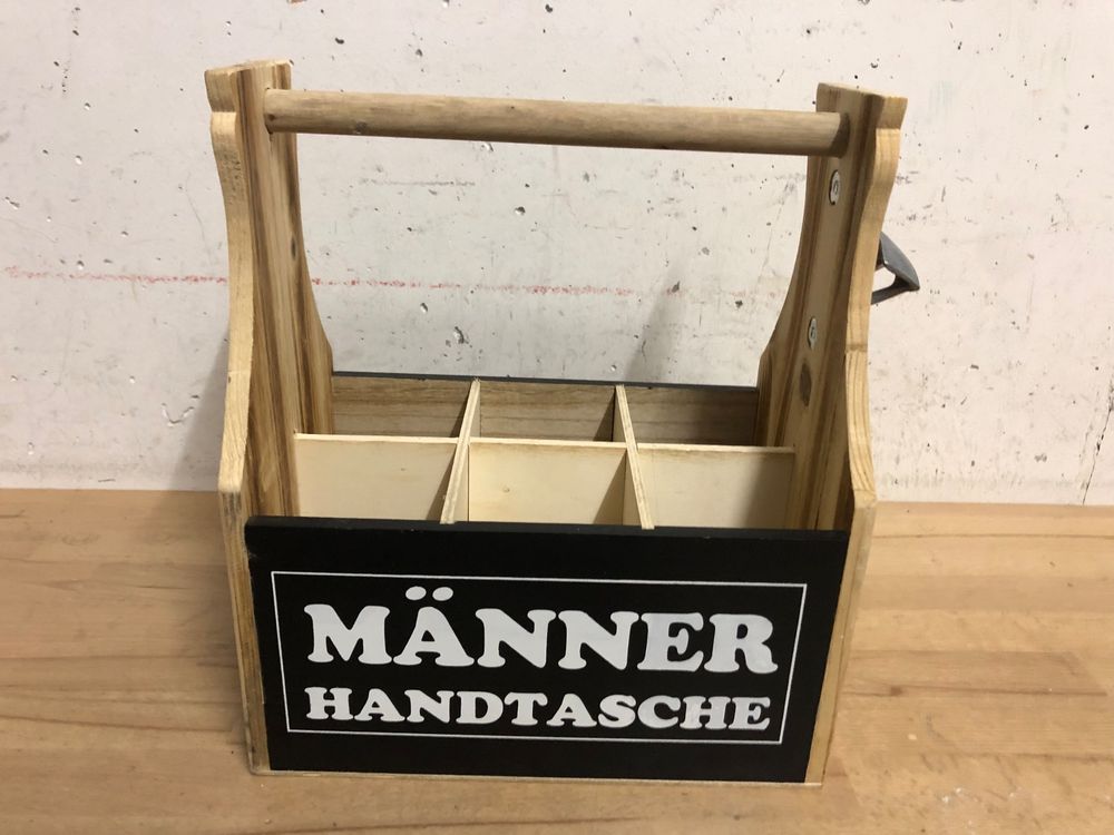 JYNVO Bier Filztasche Für 6 Flaschen - Coole Männerhandtasche Für Partys & Geschenke