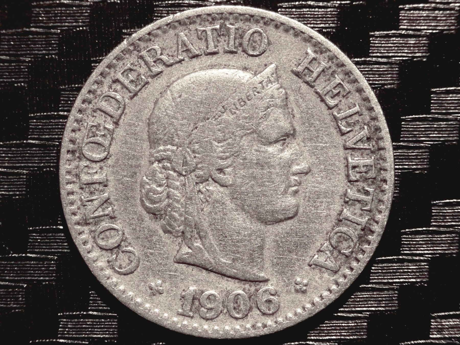 Tutti le monete: 1906 - 10 cts. 1.00 Mio.!!! 2.93gr! – Usato da Courgenay venduto da ZubR237