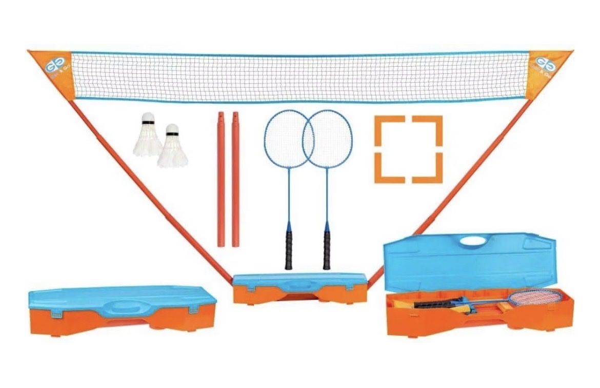 Spiele: Badminton - Set Get&Go Outdoor – Neu (gemäss Beschreibung) aus Ebmatingen von mini68