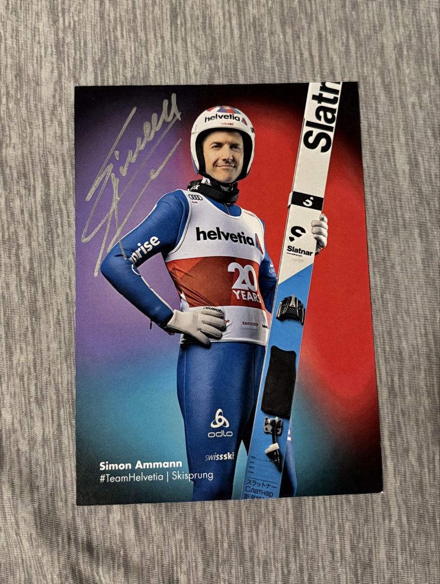 Autographes: Simon Ammann - Original Autogramm – D'occasion à niederbipp par LaHabana1