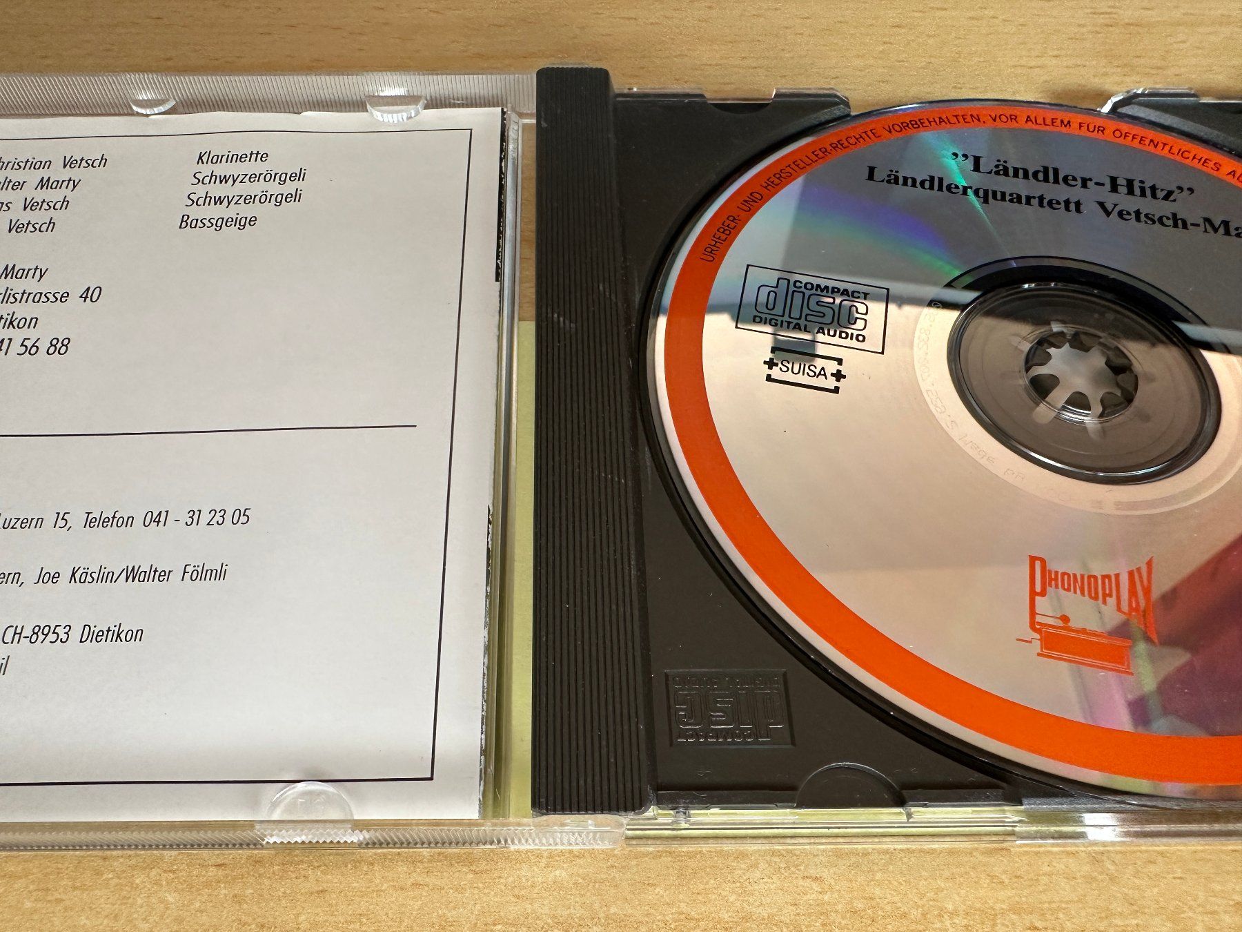 CD: Ländlerquartett Vetsch-Marty – Usato da Rikon im Tösstal venduto da Alpenmutz 2