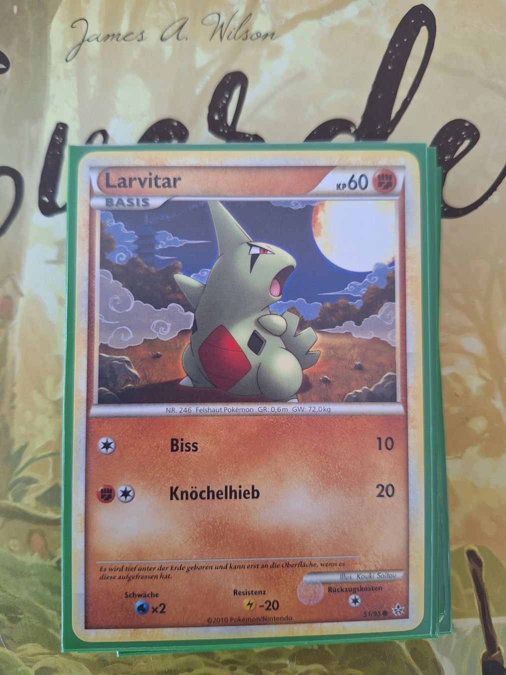 Pokémon Carte collezionabili: Larvitar - Heartgold Soulsilver – Usato da Altstätten SG venduto da GGsGameshop