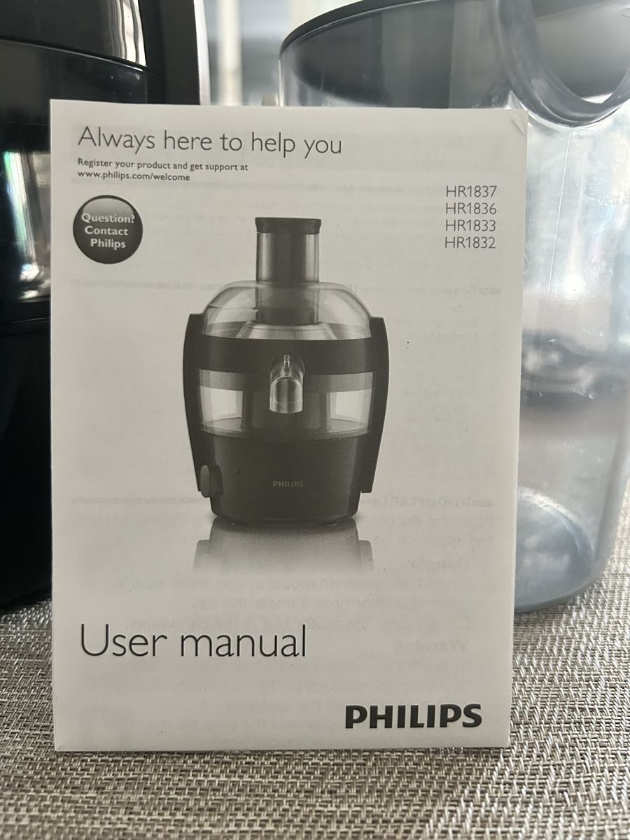 Philips Appareils de cuisine: Philips Entsafter HR1837 – D'occasion à Winterthur par miramare2006 1