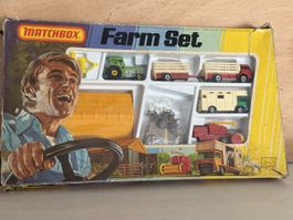Boite Matchbox Farm Set G-6 1979 avec accessoires