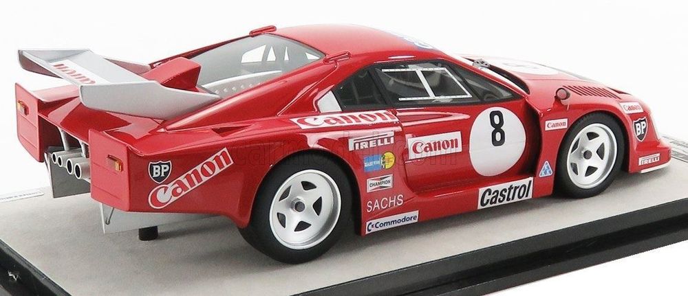 FERRARI 308 GTB Turbo #8 9h Kyalami 1981 1:18 von Tecnomodel (Neu und ...