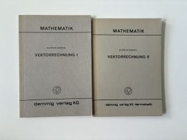 Mathematik - Vektorrechnung 1+2 mit Aufgaben + Abbildungen