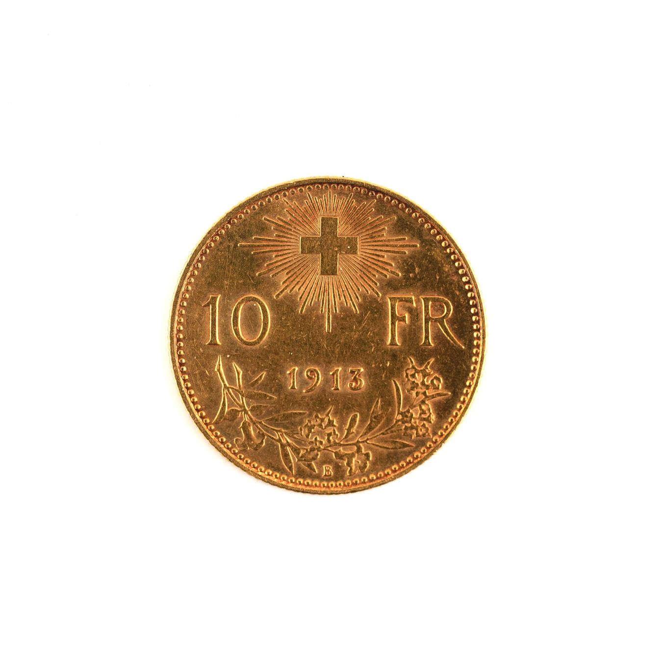 Tutti le monete: Goldvreneli 10Fr 1913 – Usato da Basel venduto da Edelmetallhaus.com