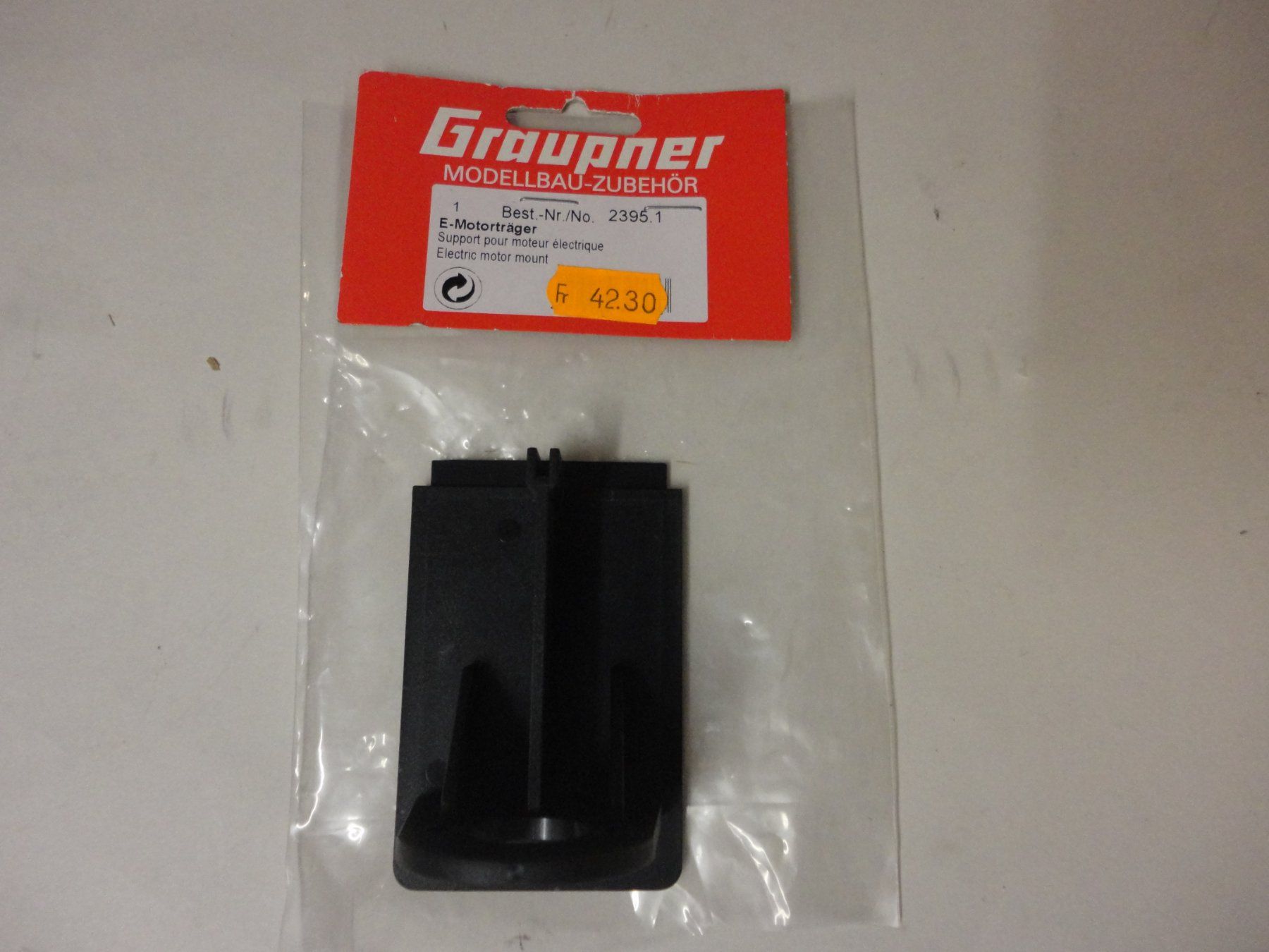 Graupner RC Modellbau: Graupner E-Motorträger Best.-Nr. 2395.1 neu – Neu und originalverpackt aus Horgen von RcModell