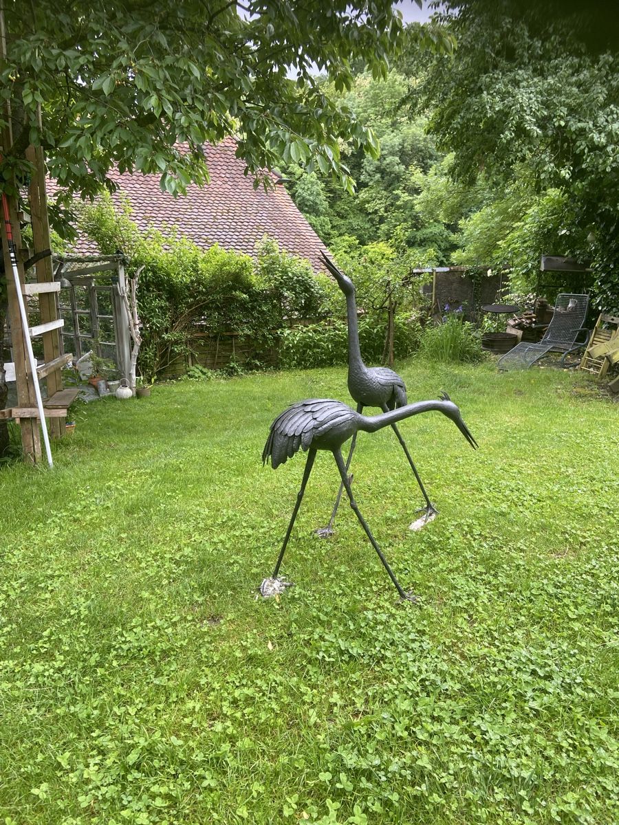 Sculture & Statue: Handgeschmiedete Reiher – Usato da Schinznach Dorf venduto da Soba 4