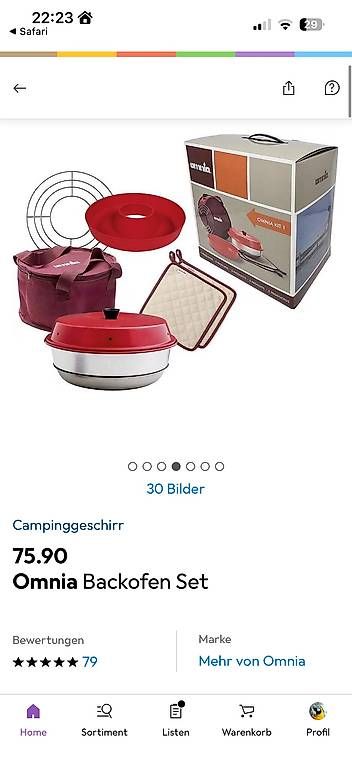Teglie da forno: Omnia Backofen Set – Usato da Stansstad venduto da saldo95 4
