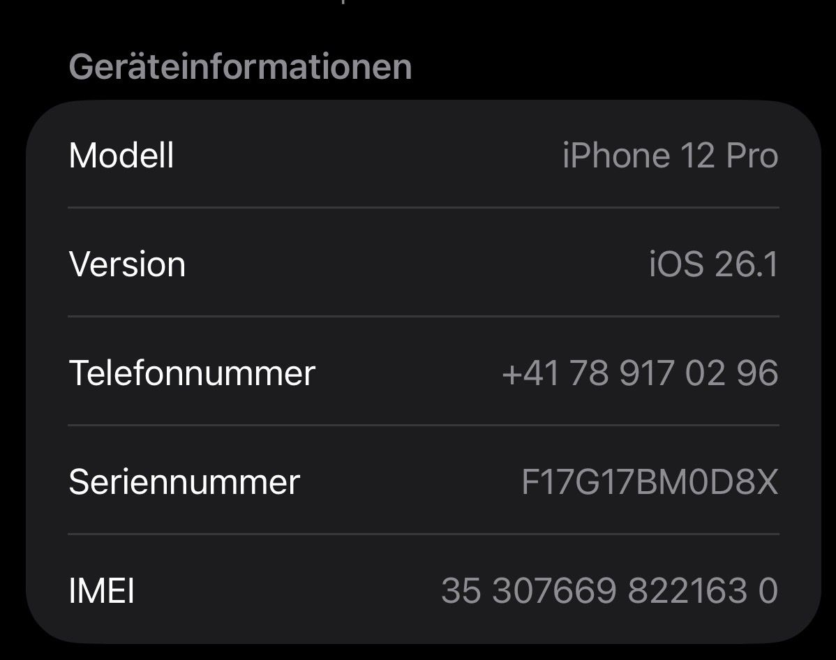 Apple Telefoni cellulari / Smartphones: iPhone 12 Pro (128GB) – Usato da Niederlenz venduto da fed_y5mw 8