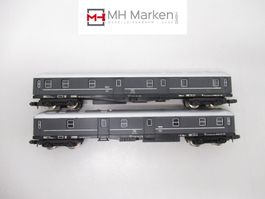 Lima 2x 301 Bahnpostwagen der FS Italien ohne OVP Spur N