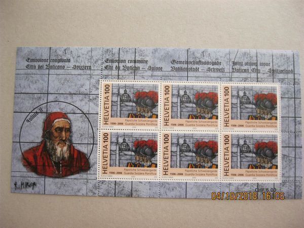 Tutti i francobolli: 2005 2x Schweizergarde Vatikanstadt – Nuovo (secondo la descrizione) da Affoltern am Albis venduto da Andrezc