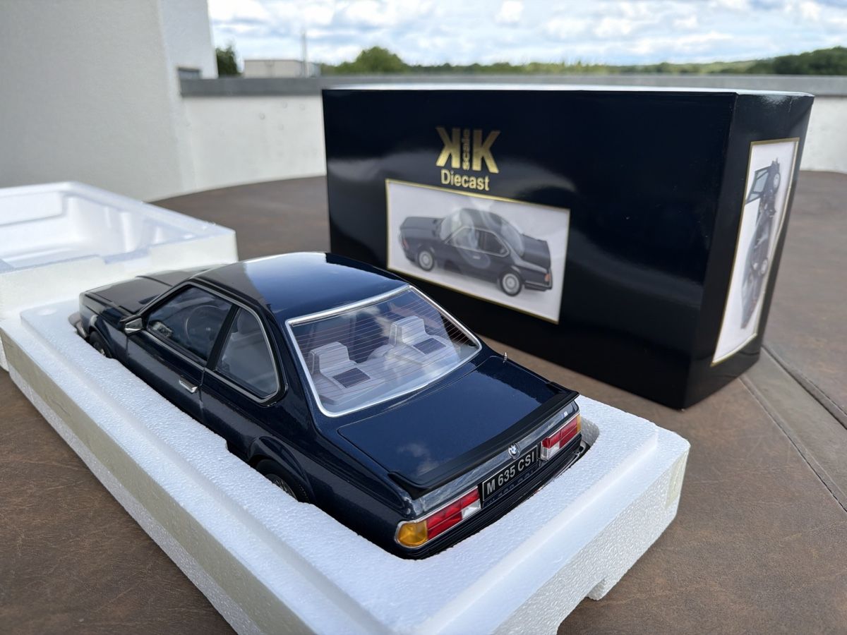 KK-Scale Modellautos: BMW 635 CSI blau - 1/12 - KK Scale – Neu und originalverpackt aus Wolfwil von Rolex1 1