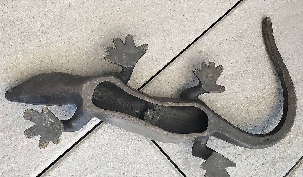 Statuette: Gusseisene Eidechse  – Usato da Steinach venduto da Tsgweh 4