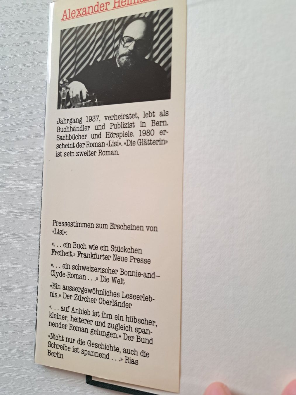 Libri: 3 Romane von Alexander Heimann, Edition Erpf – Usato da Schliern b. Köniz venduto da Suena1 3