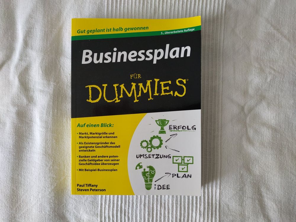 Businessplan für Dummies | Kaufen auf Ricardo