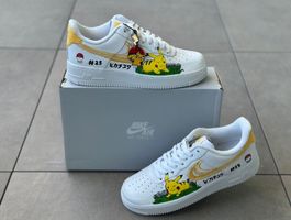 Nike Air Force 1 Custom Pikachu, Gr. 42.5
