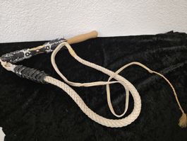 Geissel,Leder Peitsche, Handgefertigt, Top Zustand!