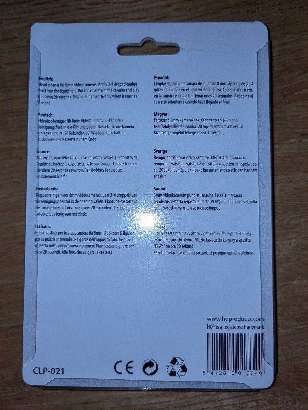 Fotocamera: Reinigungskassette 8mm neu – Nuovo e nell'imballaggio originale da Basel venduto da Corrado36 1